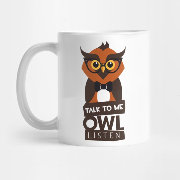 owl listen by positivedesigners